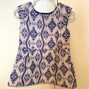 Blue and Silver Dress